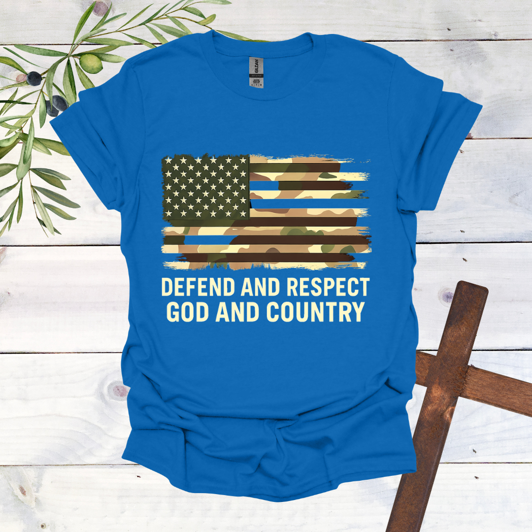 Defend and Respect God and Country T-Shirt