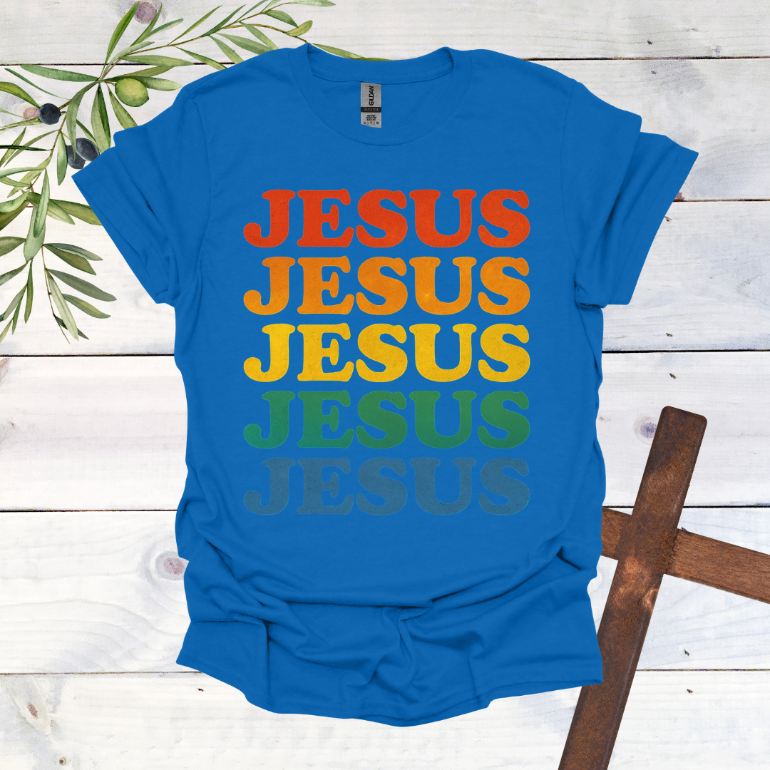 JESUS Rainbow T-Shirt