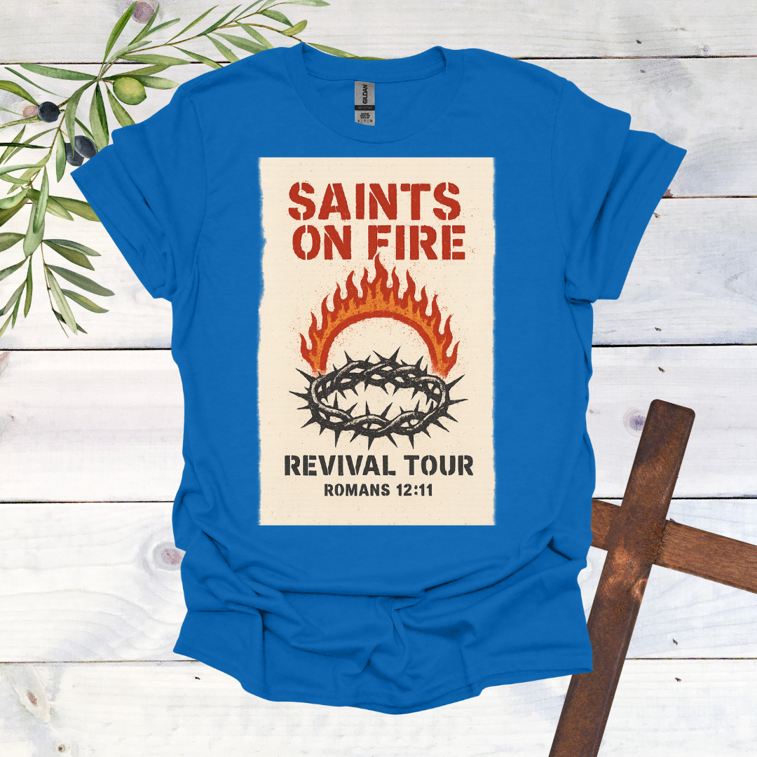 Saints on Fire Revival Tour Band T-Shirt