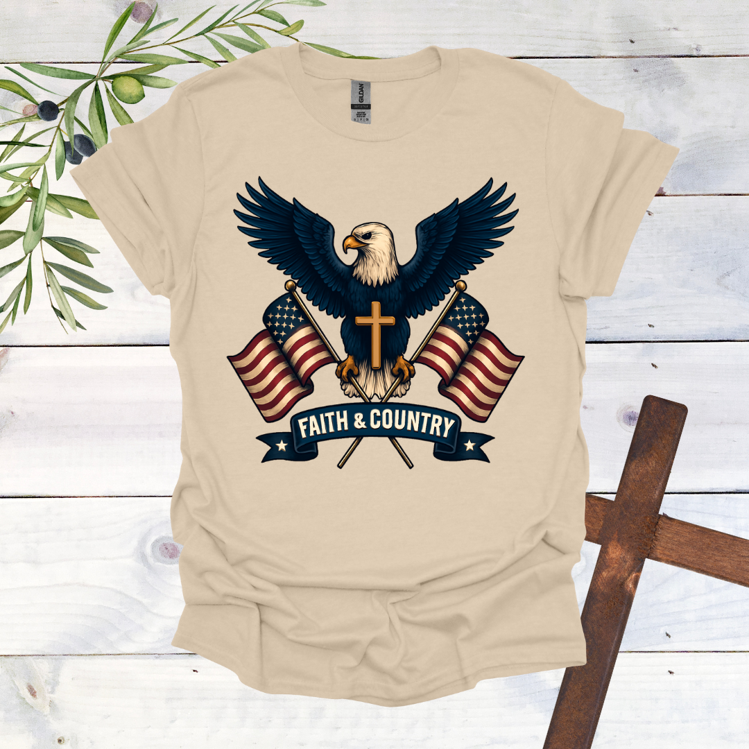 Faith and Country Eagle T-Shirt
