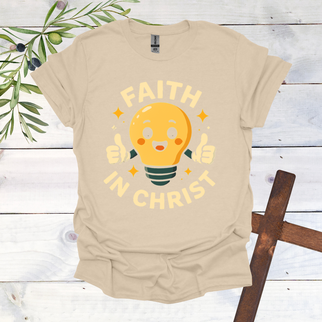 Faith in Christ Lightbulb T-Shirt