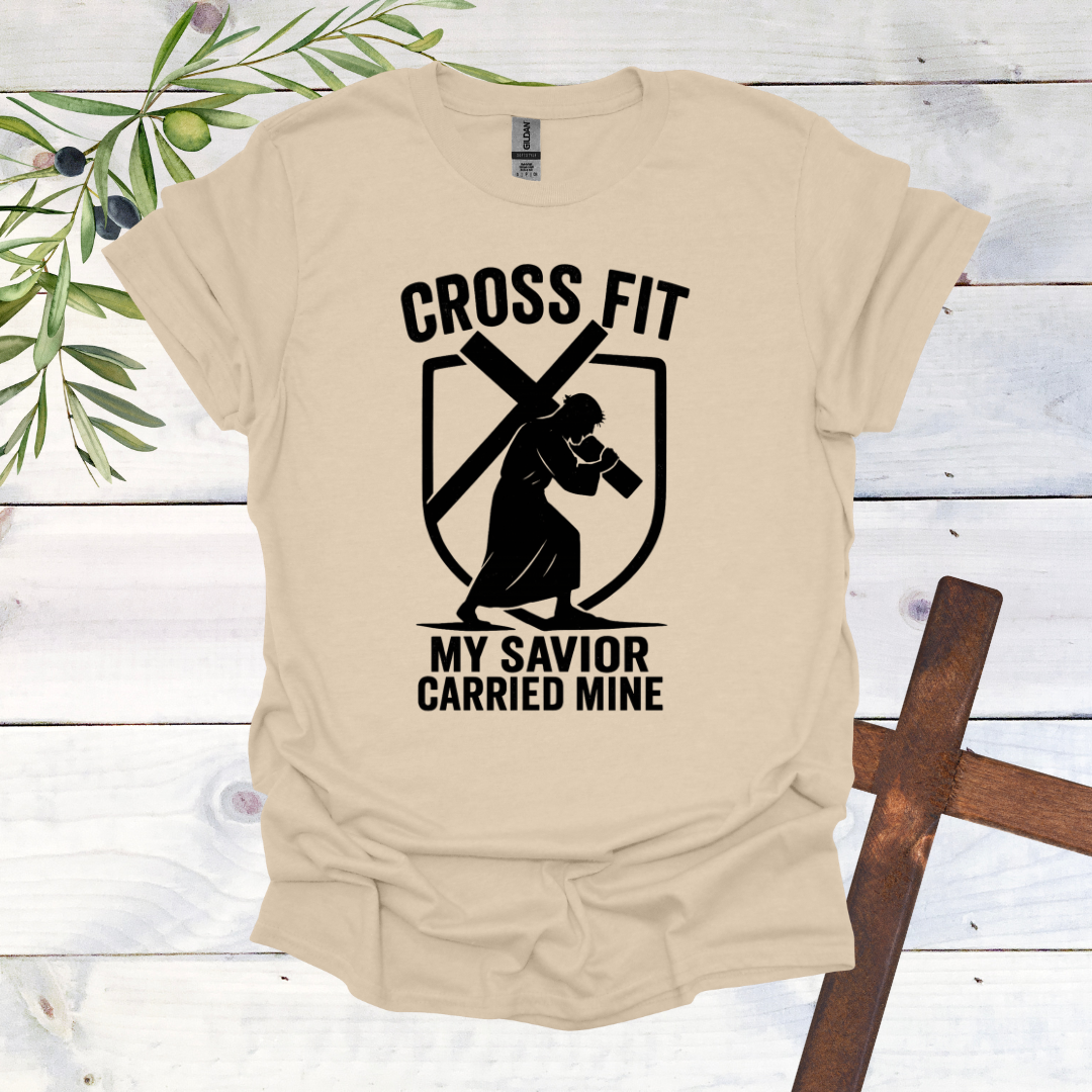 CROSS FIT: My Savior Carried Mine T-Shirt
