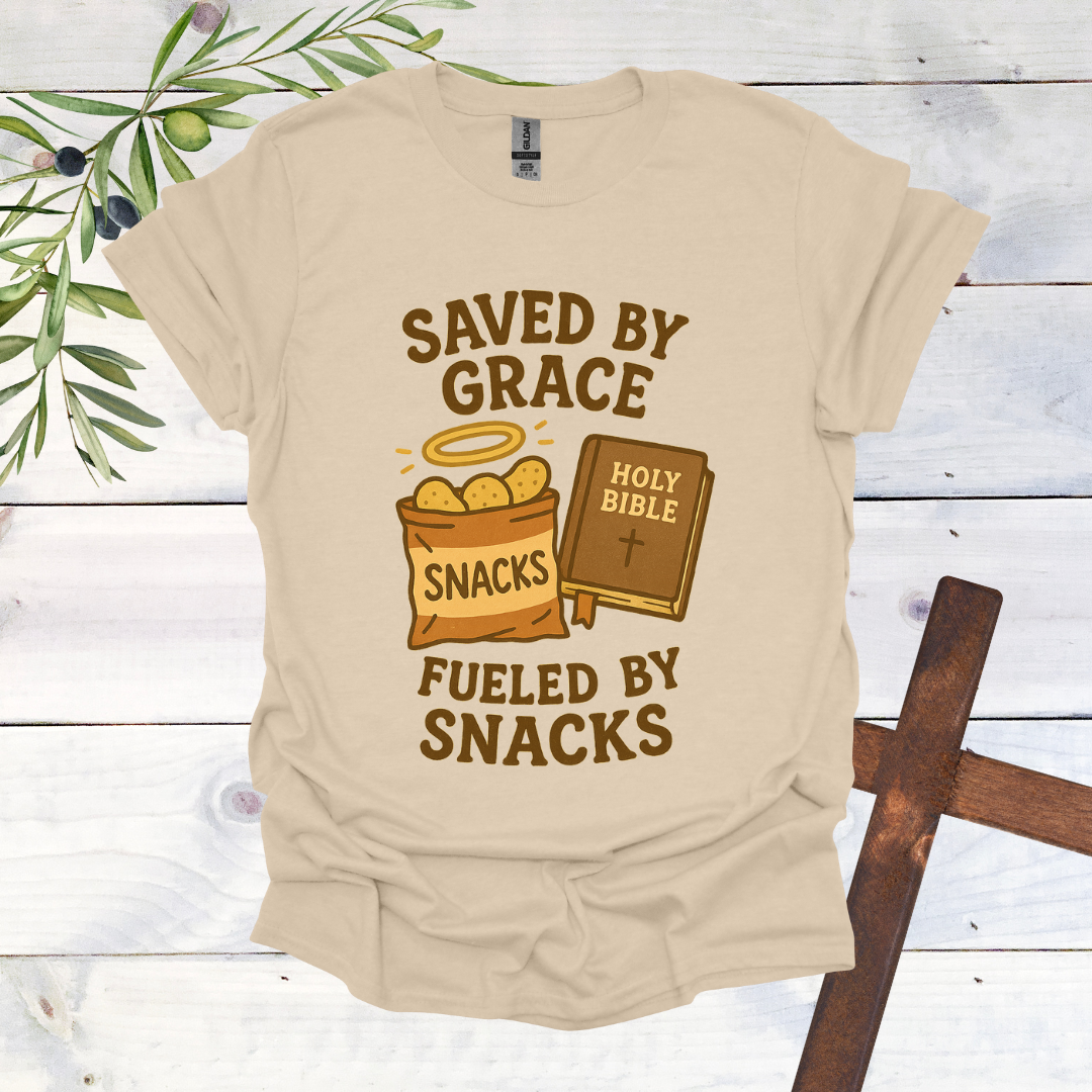 Save by Grace Fueled by Snacks T-Shirt