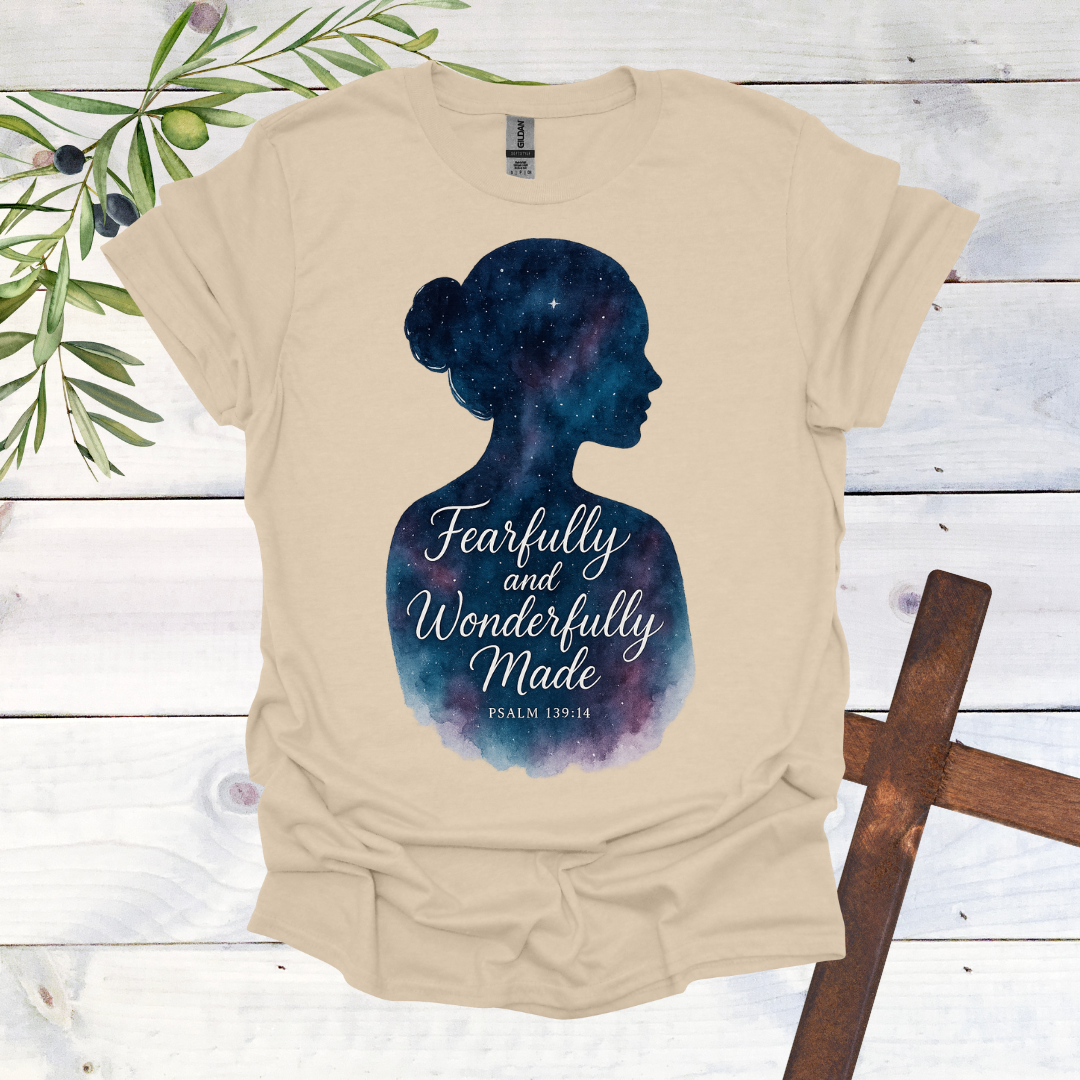 Fearfully & Wonderfully Made - Psalms 139:14 - T-Shirt