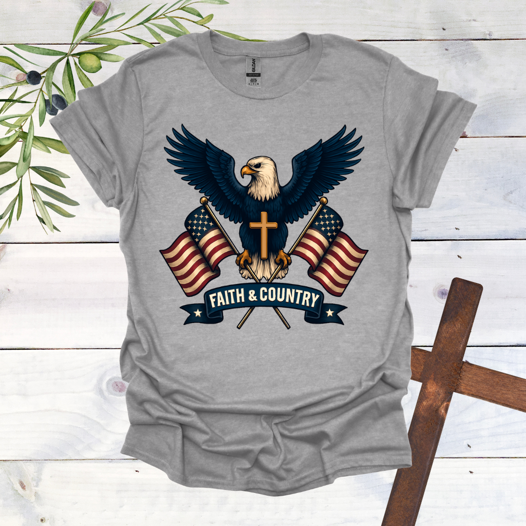 Faith and Country Eagle T-Shirt