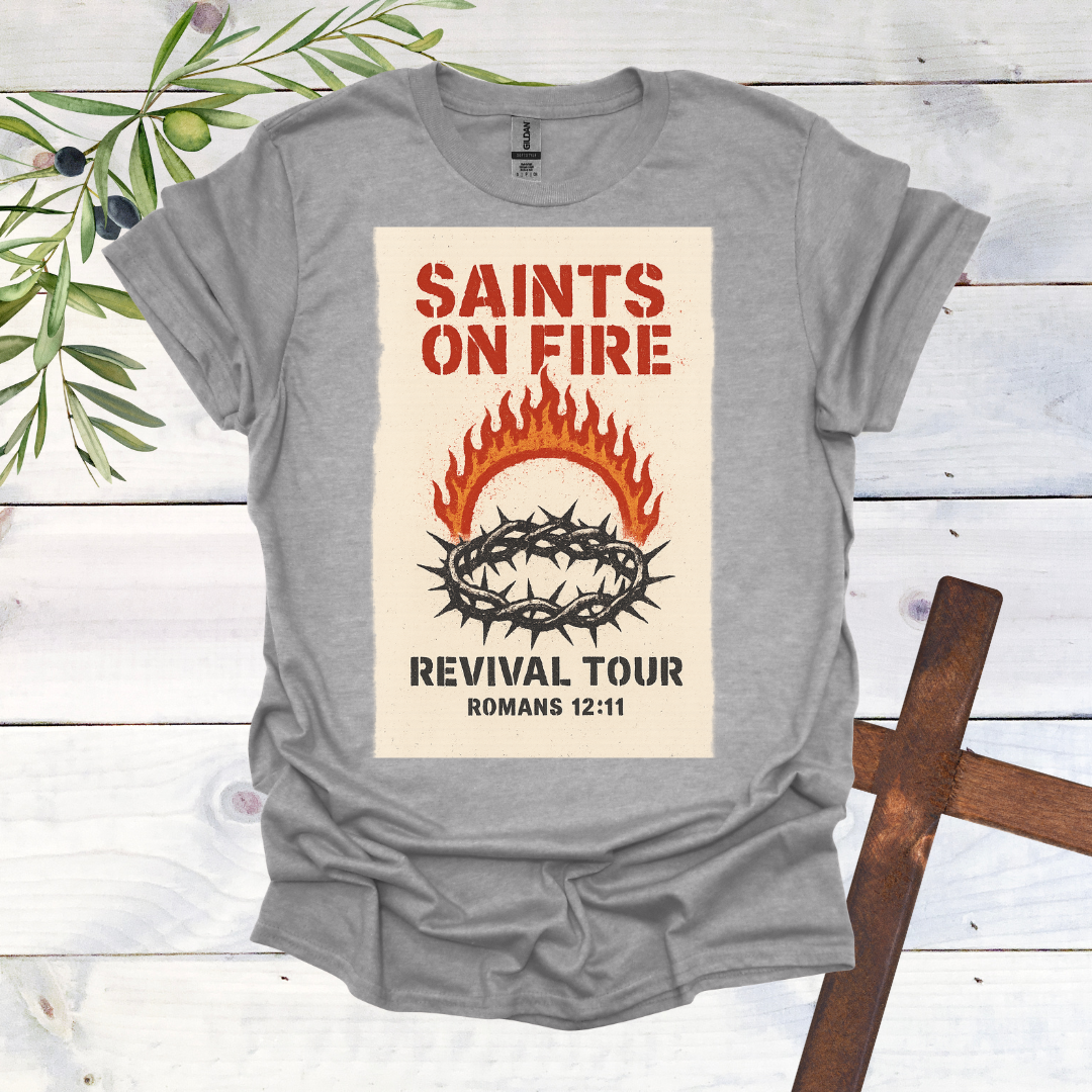 Saints on Fire Revival Tour Band T-Shirt