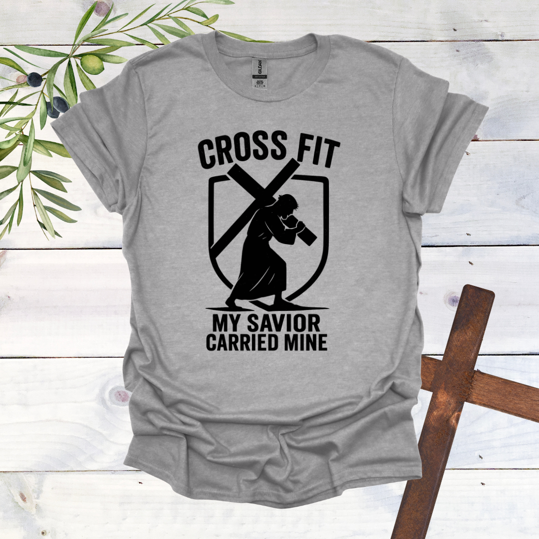 CROSS FIT: My Savior Carried Mine T-Shirt