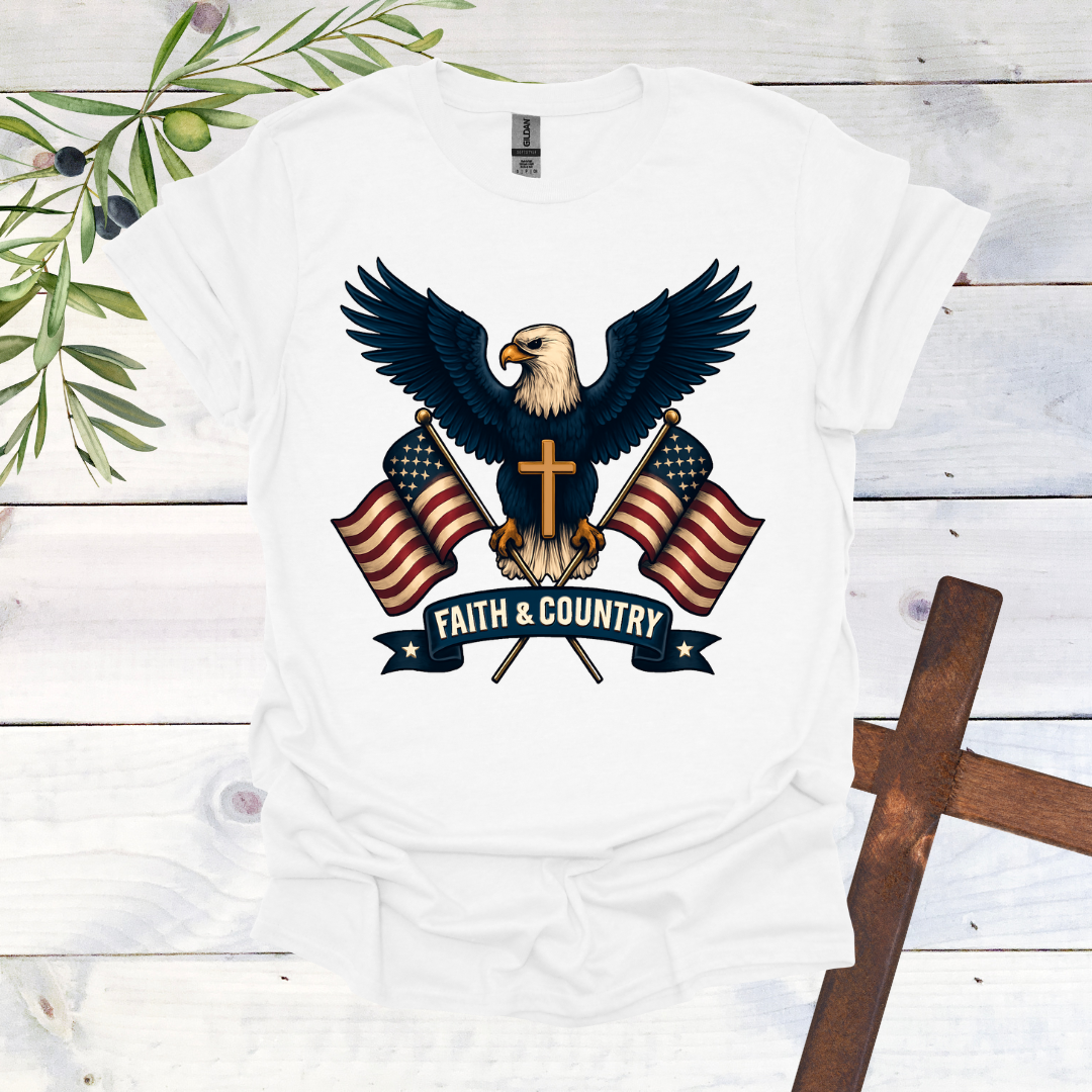 Faith and Country Eagle T-Shirt