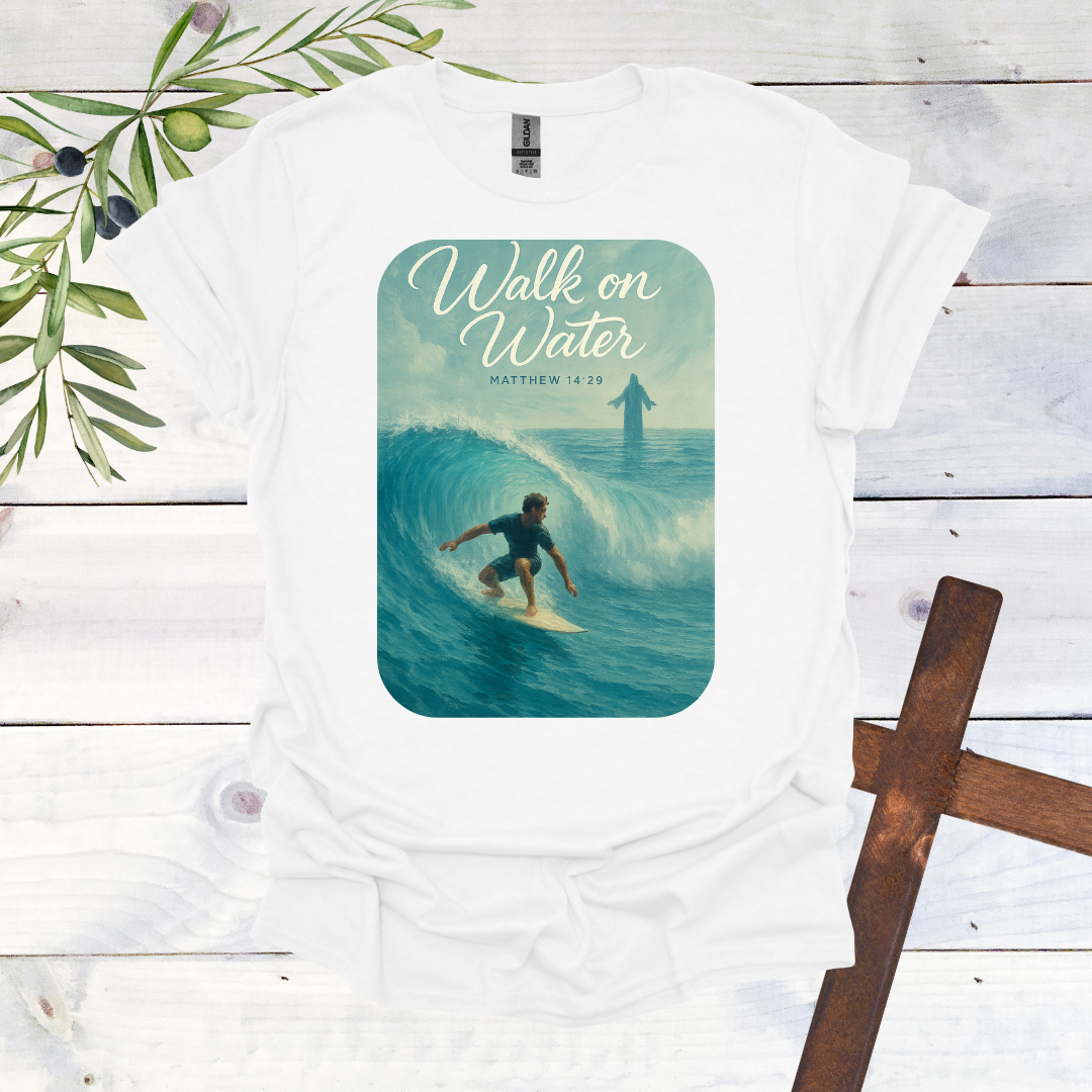 Walk on Water - Matthew 14:29 - T-Shirt
