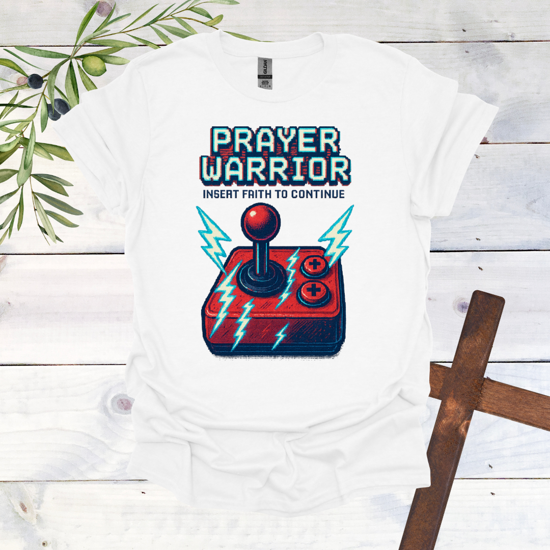 Prayer Warrior Video Game T-Shirt