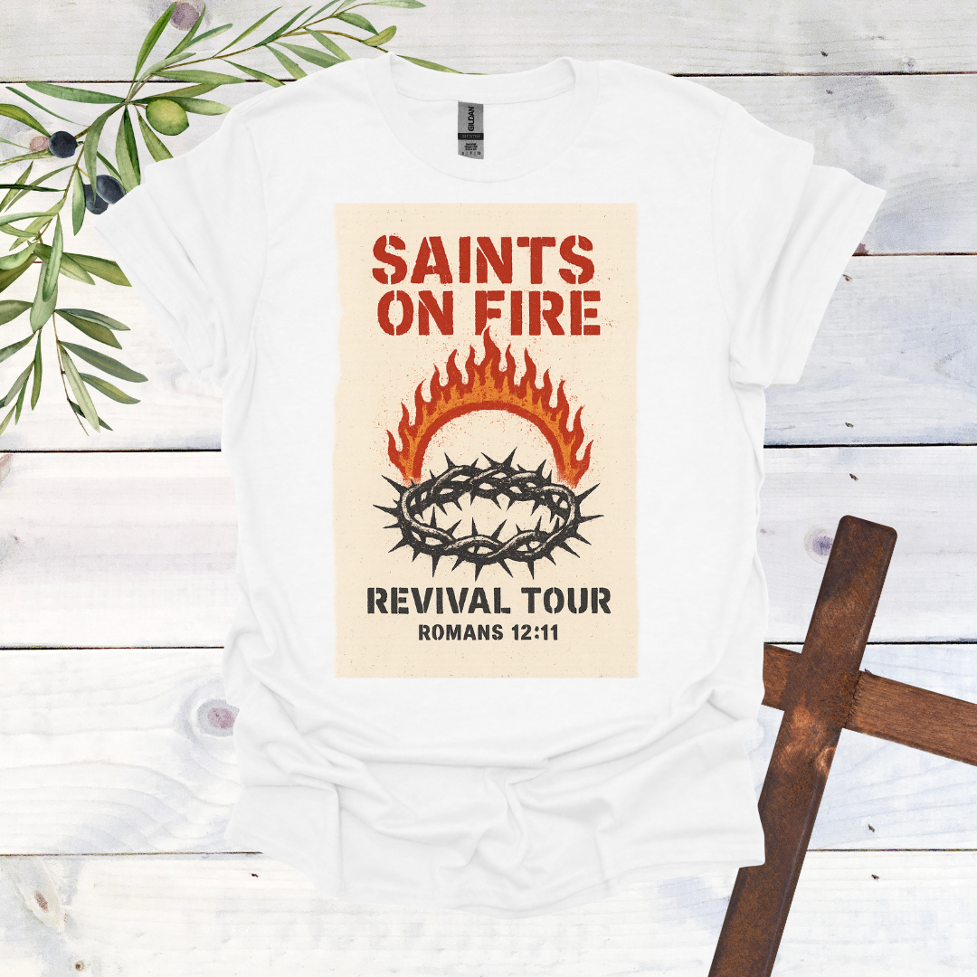 Saints on Fire Revival Tour Band T-Shirt