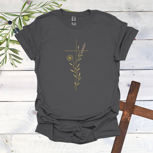 Floral Cross for Jesus T-Shirt