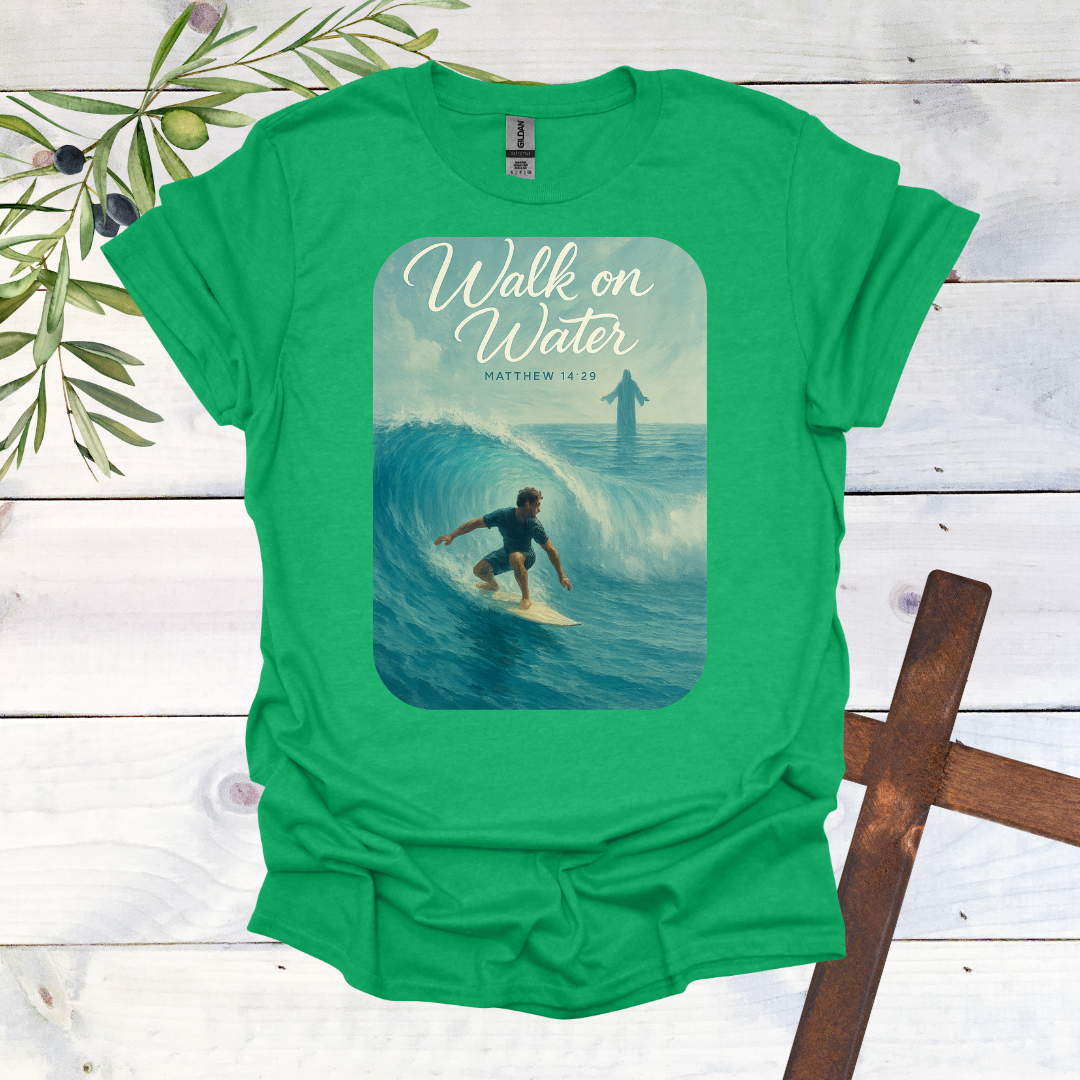 Walk on Water - Matthew 14:29 - T-Shirt