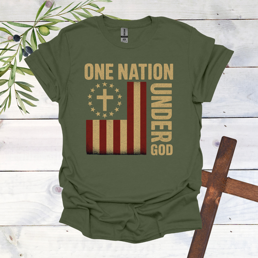 One Nation Under God American T-Shirt