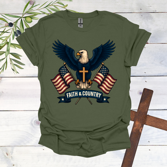 Faith and Country Eagle T-Shirt